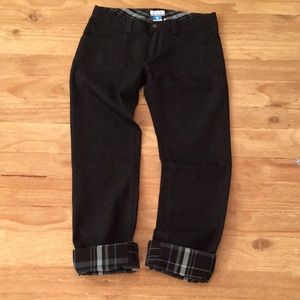Columbia Luxi Lady Roll Black Denim Pant Flannel